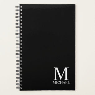 Personalisiertes Monogramm und Namensplaner Planer