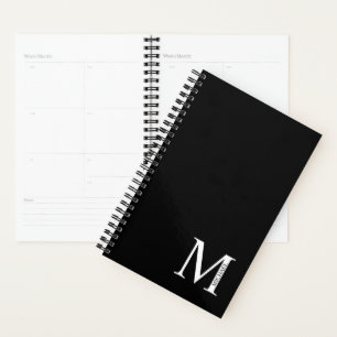 Personalisiertes Monogramm und Namensplaner Planer
