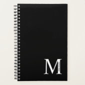 Personalisiertes Monogramm und Namensplaner Planer (Vorderseite)