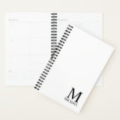 Personalisiertes Monogramm und Namensplaner Planer (Anzeige)