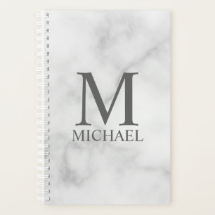 Personalisiertes Monogramm und Namensplaner Planer