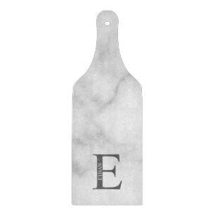 Personalisiertes Monogramm und Namenszuschnitt Schneidebrett
