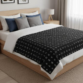 Personalisiertes Monogramm und Runen-Symbol-Blanke Sherpadecke