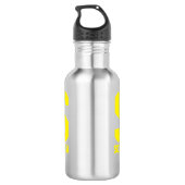 Personalisiertes Monogramm Wasser Flasche | Sportg Edelstahlflasche (Rückseite)