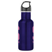Personalisiertes Monogramm Wasser Flasche | Sportg Trinkflasche (Vorderseite)