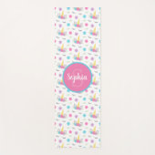 Personalisiertes Monogramm Yogamatte (Vorderseite)