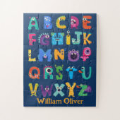Personalisiertes Monster ABC Albern Alphabet Monst Puzzle (Vertikal)