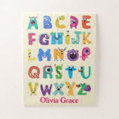 Personalisiertes Monster ABC Albern Alphabet Monst Puzzle (Vertikal)
