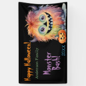 Personalisiertes Monster-Bash-Halloween-Party Banner (Vertikal)