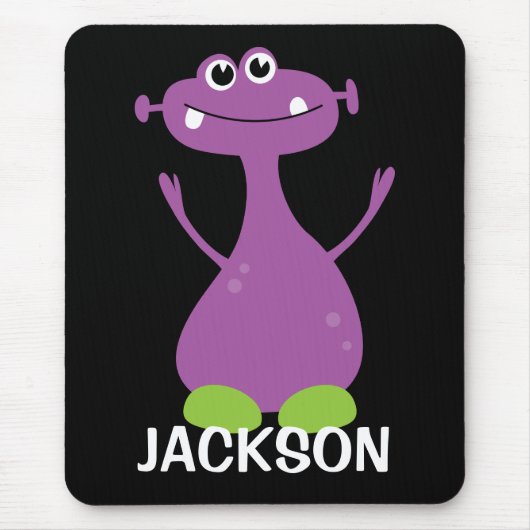 Personalisiertes Monster-Mousepad für Kinder Mousepad (Vorne)