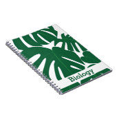 Personalisiertes Monstera-Muster Notizblock (Rechte Seite)