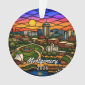 Personalisiertes Montgomery-Acrylabzeichen, Benutz Ornament (Vorderseite)