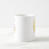 Personalisiertes Moon Swing Couple im Chibi-Stil Kaffeetasse (Mittel)