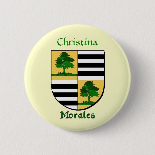 Personalisiertes Morales Historisches Schild Button (Vorderseite)