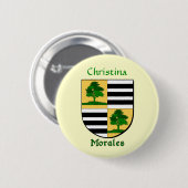 Personalisiertes Morales Historisches Schild Button (Vorne & Hinten)