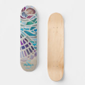 Personalisiertes Mosaik Skateboard (Vorderseite)