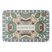 Personalisiertes Mosaikflippel Bath Mat Badematte (Vorderseite)