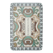 Personalisiertes Mosaikflippel Bath Mat Badematte (Vorderseite Vertikal)