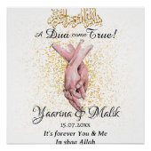 Personalisiertes Moslemposter Poster (Vorderseite)