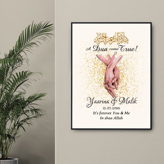 Personalisiertes Moslemposter Poster