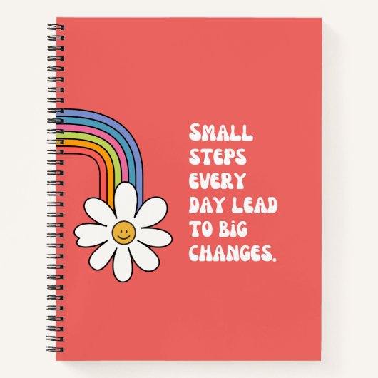 Personalisiertes Motivation Zitat-Notebook Notizblock (Vorderseite)