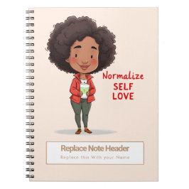 Personalisiertes Motivationsnotizbuch Notizblock