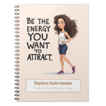 Personalisiertes Motivationsnotizbuch