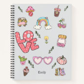 Personalisiertes Motivierend FrauenNotebook Notizblock (Vorderseite)