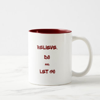 Personalisiertes motivierendes Zitat-Geschenk für Zweifarbige Tasse