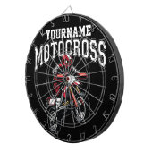 Personalisiertes Motocross Dirt Bike Racing  Dartscheibe (Vorderseite rechts)