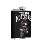 Personalisiertes Motocross Dirt Bike Racing Flachmann (Rechts)