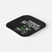 Personalisiertes Motocross Dirt Bike Racing Pappteller (Gewinkelt)