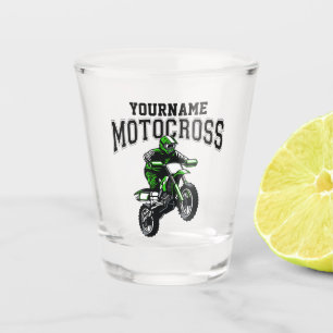 Personalisiertes Motocross Dirt Bike Racing Schnapsglas