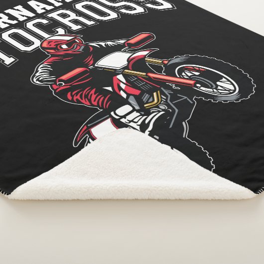 Personalisiertes Motocross Dirt Bike Racing Sherpadecke (3/4)