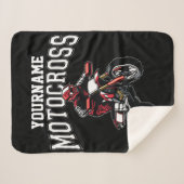 Personalisiertes Motocross Dirt Bike Racing Sherpadecke (Vorderseite (Horizontal))