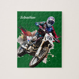 Personalisiertes Motocross Puzzle