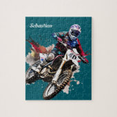 Personalisiertes Motocross Puzzle (Vertikal)