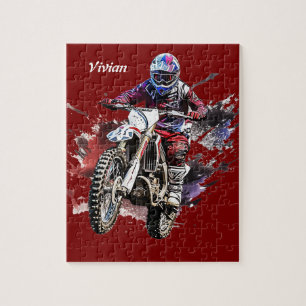 Personalisiertes Motocross Puzzle