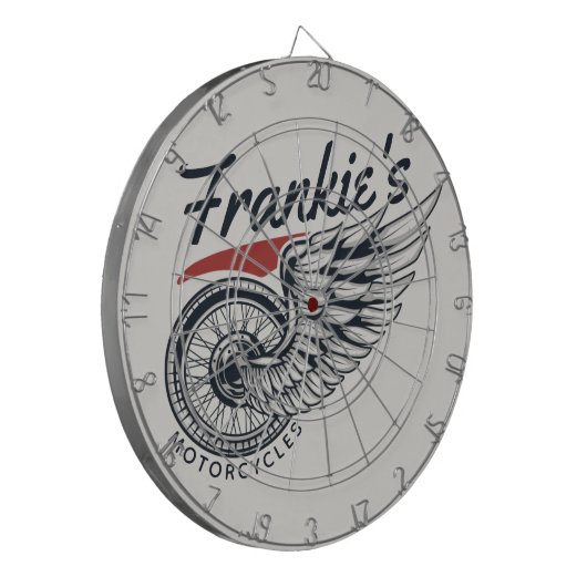 Personalisiertes Motorrad-Fliegerradgeschäft Dartscheibe