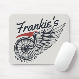 Personalisiertes Motorrad-Fliegerradgeschäft Mousepad
