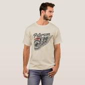 Personalisiertes Motorrad-Fliegerradgeschäft T-Shirt (Vorne ganz)