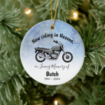 Personalisiertes Motorrad-Gedenkornament