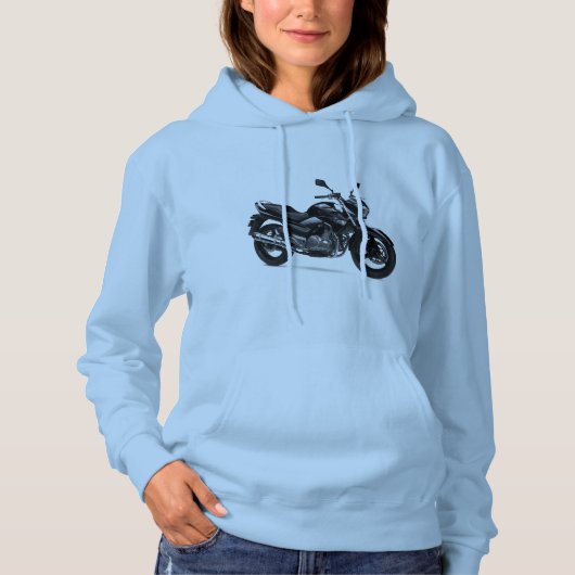 Personalisiertes Motorrad Hoodie (Vorderseite)