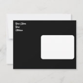 Personalisiertes Motorrad Save the Date Ankündigung (Rückseite)