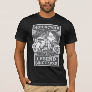 Personalisiertes Motorrad-Trike für den legendären T-Shirt