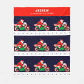 Personalisiertes Motorrad-Urlaub Fleece (Vorderseite)