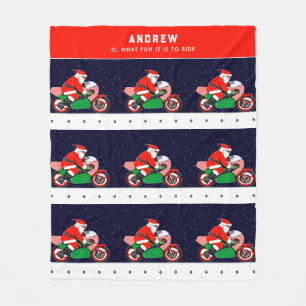 Personalisiertes Motorrad-Urlaub Fleece