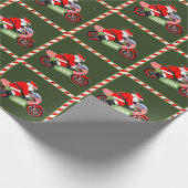 Personalisiertes Motorrad-Urlaubsgeschenk Geschenkpapier (Ecke)