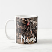 Personalisiertes Motorraddesign Coffee Tasse (Links)