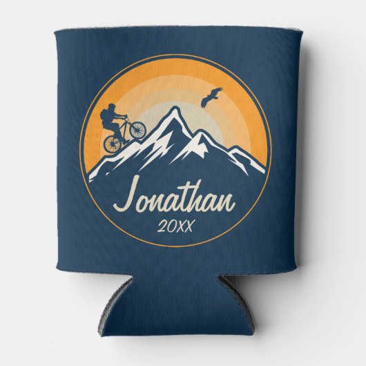 Personalisiertes Mountainbike Fahrrad Dosenkühler (Vorderseite)